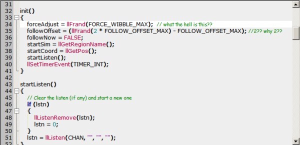 It's a bad sign when your own comments have no idea what the code is doing.