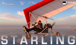 Terra Starling is a two-seat ultralight that's great for exploring SL from the air.