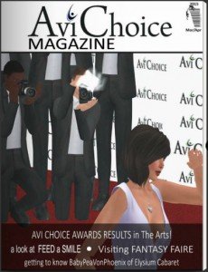 March/April 2015 cover of Avi Choice Magazine. An article about me is buried deep at page 59. Fame! Fortune!