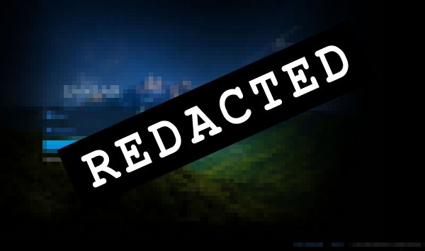 Redacted screen image
